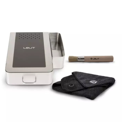Lelit Knock Box Drawer - Stainless Steel with Cloth & Brush