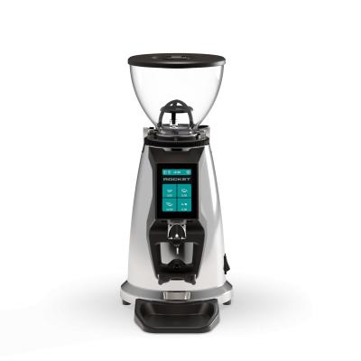 Rocket Spluga Coffee Grinder - 65 mm Flat Burrs - Chrome - 220 V