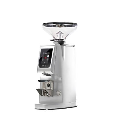 Eureka Atom Excellence 75 Coffee Grinder - High Efficiency - Diamond - Chrome - Short Smoked Hopper - 220 V