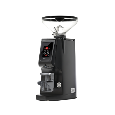 Eureka Atom W 75 Coffee Grinder - Hardened Steel - Black - Short Hopper - 110 V