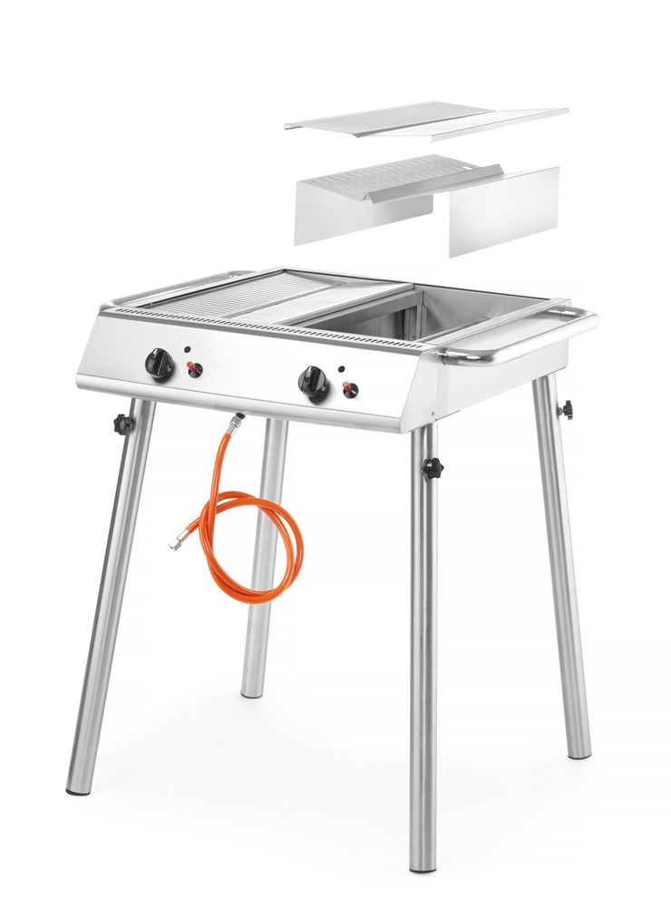 Xantos Roštilj na gas, HENDI, 9,5kW, 770x710x(H)870mm