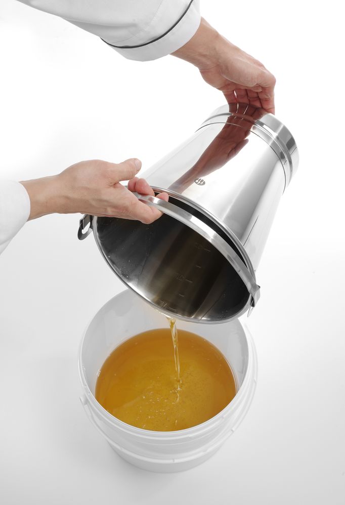 Korpa, HENDI, 11,5L, Bela, ⌀300x(H)230mm