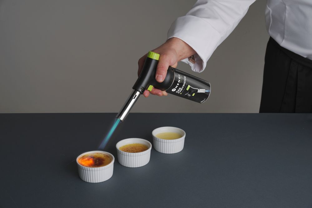 HENDI Jet brener za šefove – komplet s kartušom, HENDI, designed by Robert Bronwasser, 175x68x(H)260mm