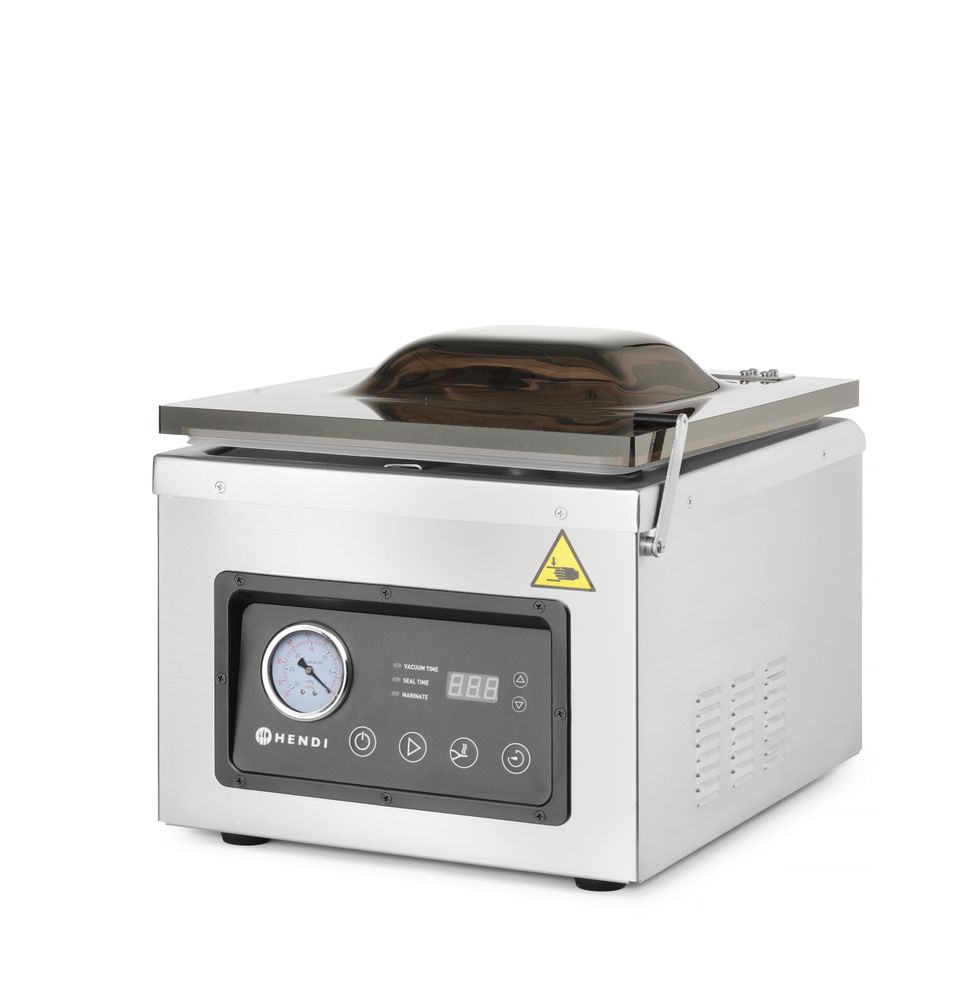 Mašina za pakovanje s vakuumskom komorom, HENDI, Profi Line, Lepljiva traka 300 mm, 230V/950W, 367x425x(H)364mm