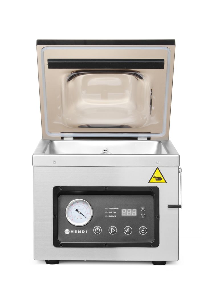 Mašina za pakovanje s vakuumskom komorom, HENDI, Profi Line, Lepljiva traka 300 mm, 230V/950W, 367x425x(H)364mm