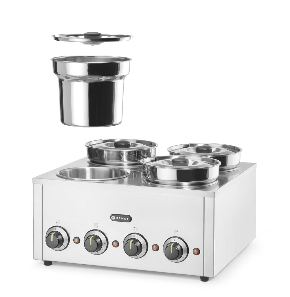 Termosistem 4, HENDI, 16L, 220-240V/800W, 506x509x(H)298mm