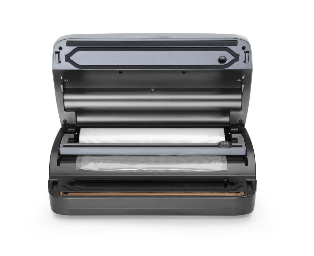 Linijski uređaj za vakumiranje s dozatorom rola, HENDI, Budget Line, 220-240V/100W, 385x205x(H)95mm