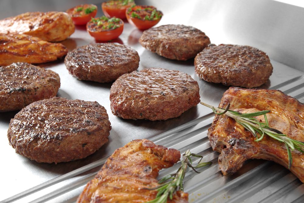 Roštilj Profi Line, HENDI, Profi Line, 2/3 ravno, 1/3 rebrasto, 230V/3500W, 697x474x(H)241mm