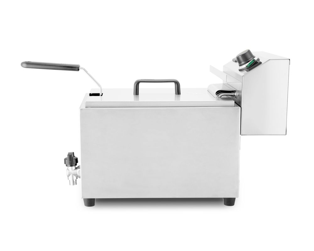 Friteza XL sa slavinom za odvod, HENDI, Profi Line, 10L, 400V/6600W, 300x585x(H)377mm