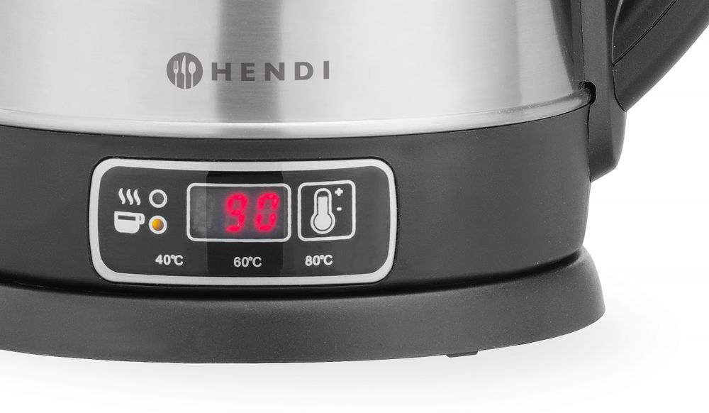 Bežično električno kuvalo sa kontrolom temperature, HENDI, 1,8L, 230V/1800W, 230x165x(H)255mm