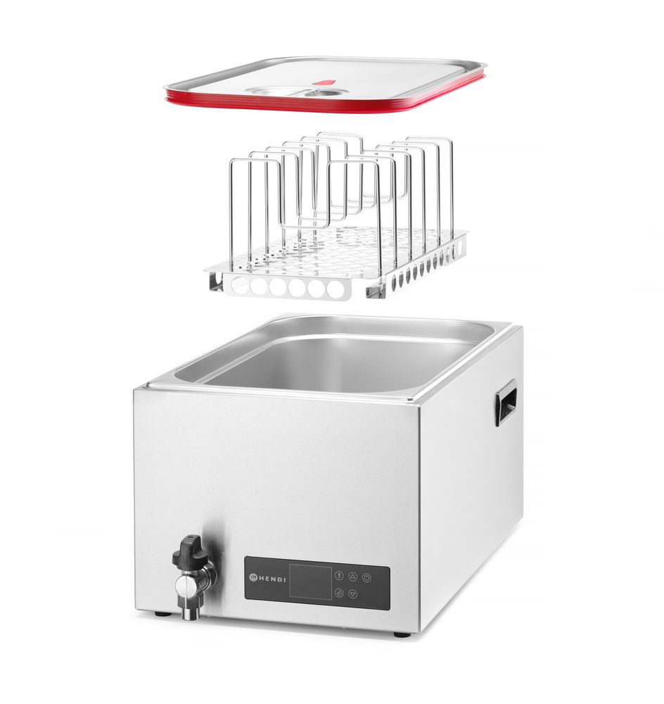 Sistem Sous vide GN 1/1, HENDI, 20L, 230V/600W, 350x680x(H)275mm