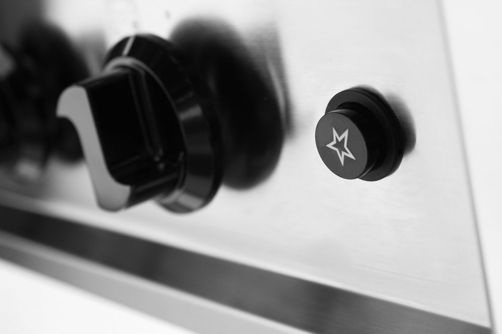 Gasni šporet - 5 plamenika, otvoreni okvir, HENDI, Kitchen Line, 14,3kW, 900x640x(H)910mm