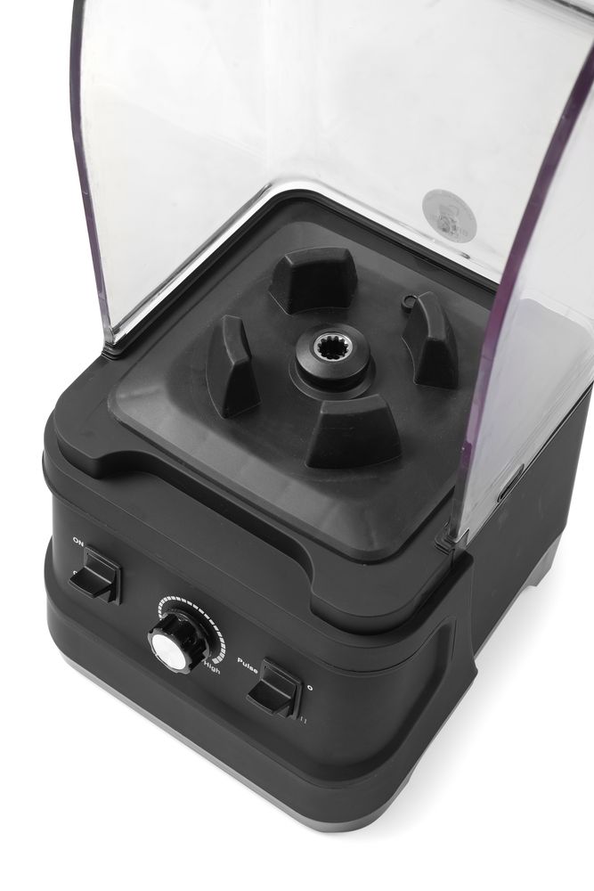 Blender za bar sa zvučnom izolacijom, HENDI, 2,5L, Crna, 220-240V/1680W, 250x300x(H)540mm