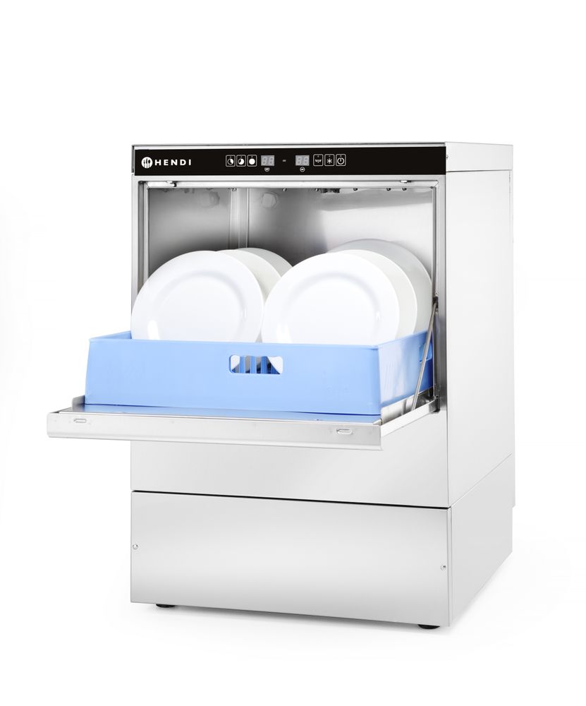 Mašina za pranje posuđa 50x50 - elektronsko upravljanje, HENDI, 400V/6600W, 570x600x(H)830mm