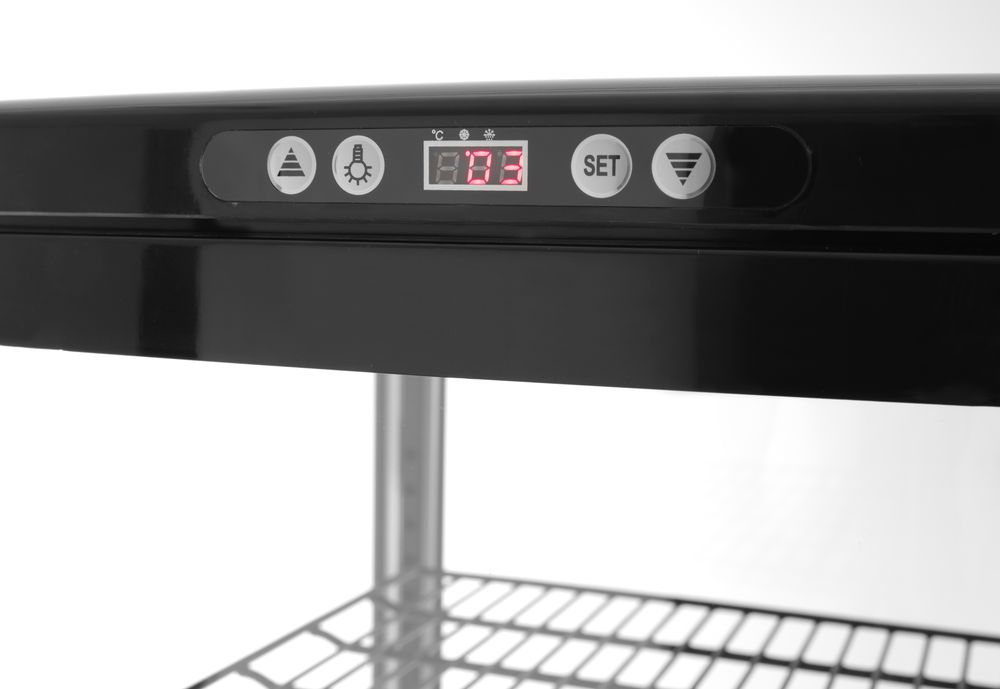 Hlađena vitrina za izlaganje, 270L, Arktic, Crna, 230V/290W, 556x526x(H)1913mm
