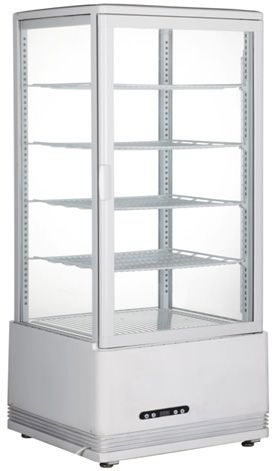 Hlađena vitrina za izlaganje, 98L, Arktic, Bela, 230V/210W, 444x397x(H)1100mm
