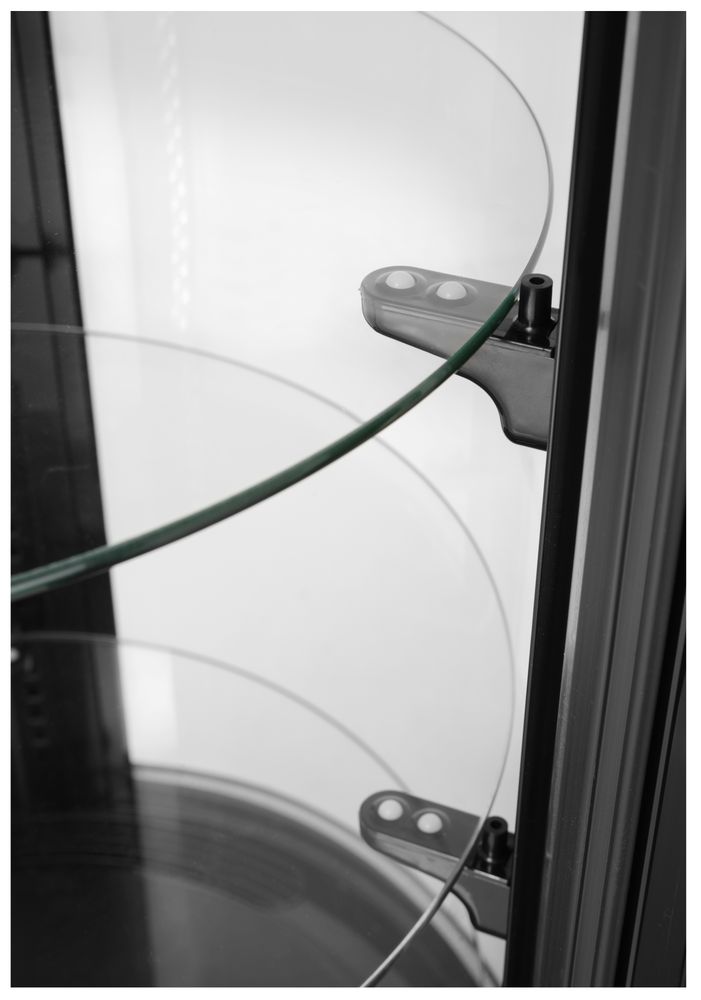 Okrugla vitrina za izlaganje kolača, Arktic, 100L, 230V/210W, ⌀480x(H)1065mm