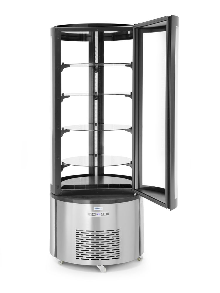Okrugla vitrina za izlaganje kolača, Arktic, 360L, 220-240V/460W, ⌀680x(H)1755mm