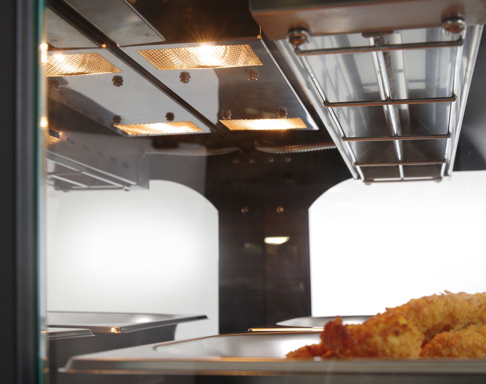 Pultna vitrina kvarcno grejana, HENDI, 230V/560W, 650x485x(H)630mm