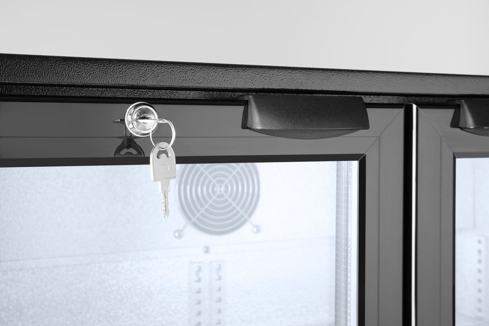 Pultni frižider sa dvostrukim vratima, Arktic, 158L, Crna, 220-240V/160W, 900x530x(H)870mm