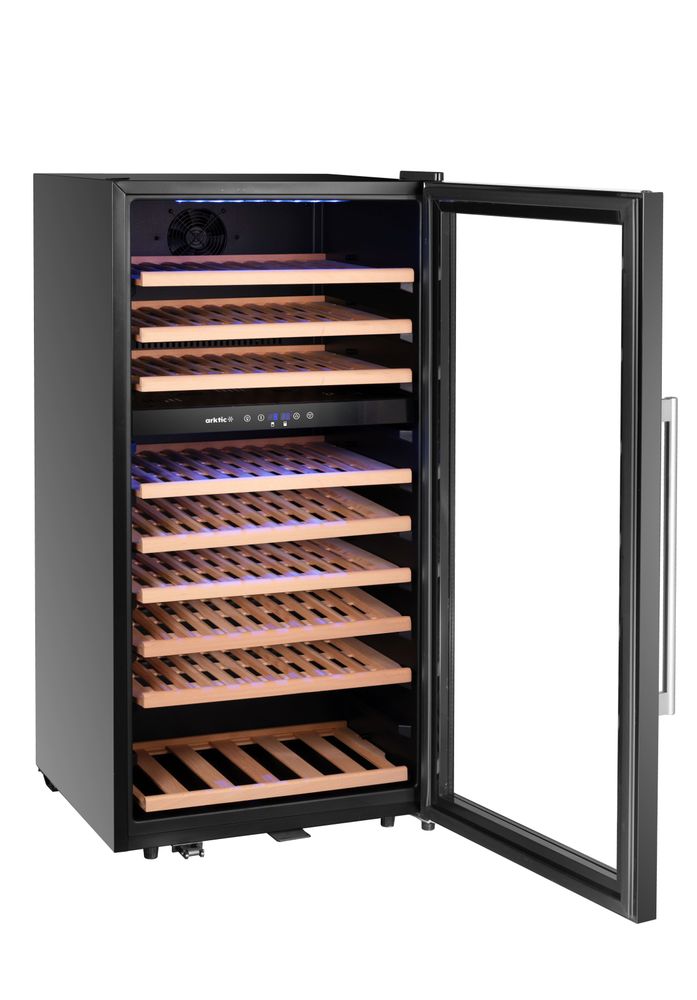 Frižider za vino, 2 zone, 91 boca, Arktic, 230L, Crna, 569x595x(H)1215mm