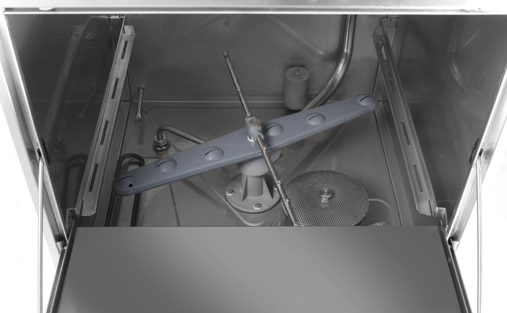 Mašina za pranje sudova 50x50 - elektronsko upravljanje, HENDI, 230V/3600W, 570x600x(H)830mm