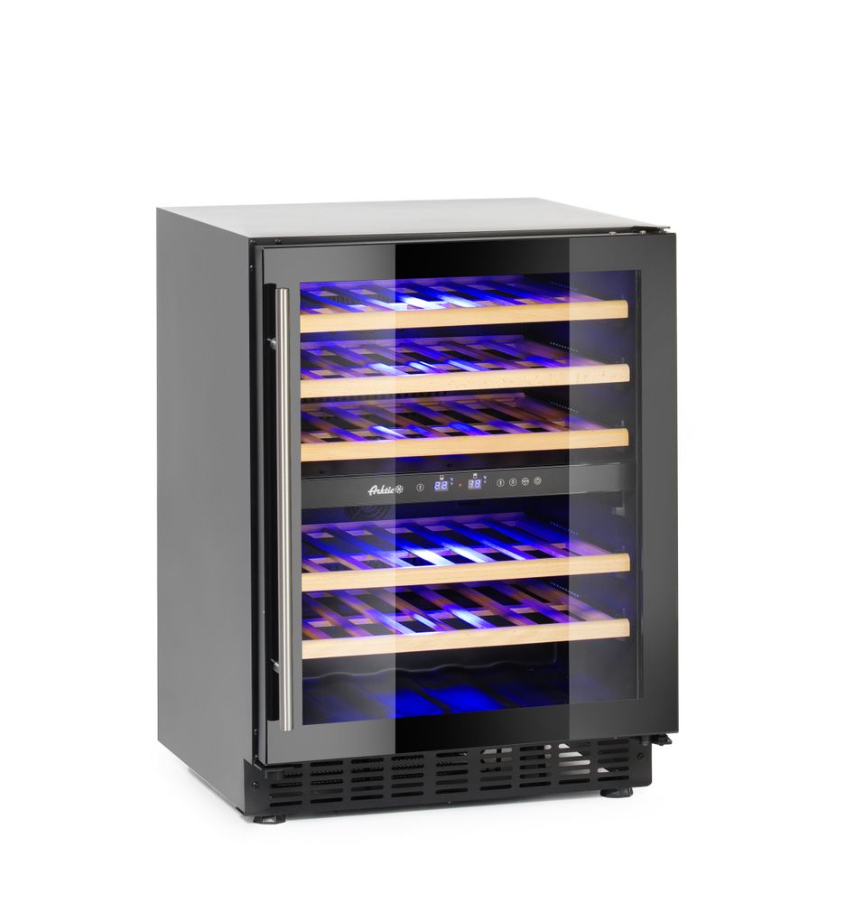 Frižider za vino, 2-zone, 46 boca, Arktic, 133L, 220-240V/90W, 595x646x(H)830mm