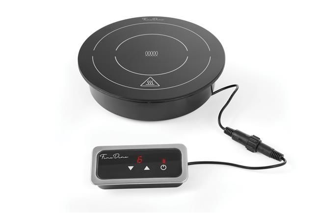 Indukcioni grejač 800W, Fine Dine, Crna, 230V/800W, ⌀245x(H)80mm