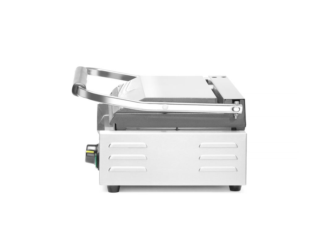 Kontaktni roštilj Panini, HENDI, Rebrasti vrh i glatko dno, 230V/2200W, 430x375x(H)216mm