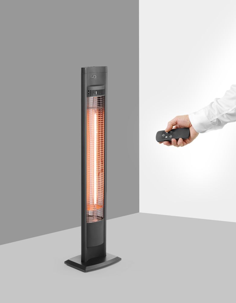Tornado infracrveni grejač, HENDI, Crna, 230V/2000W, 210x270x(H)1060mm