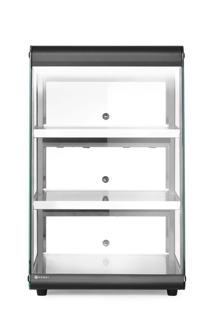 Grejani pultni display, HENDI, Crna, 220-240V/500W, 472x447x(H)775mm