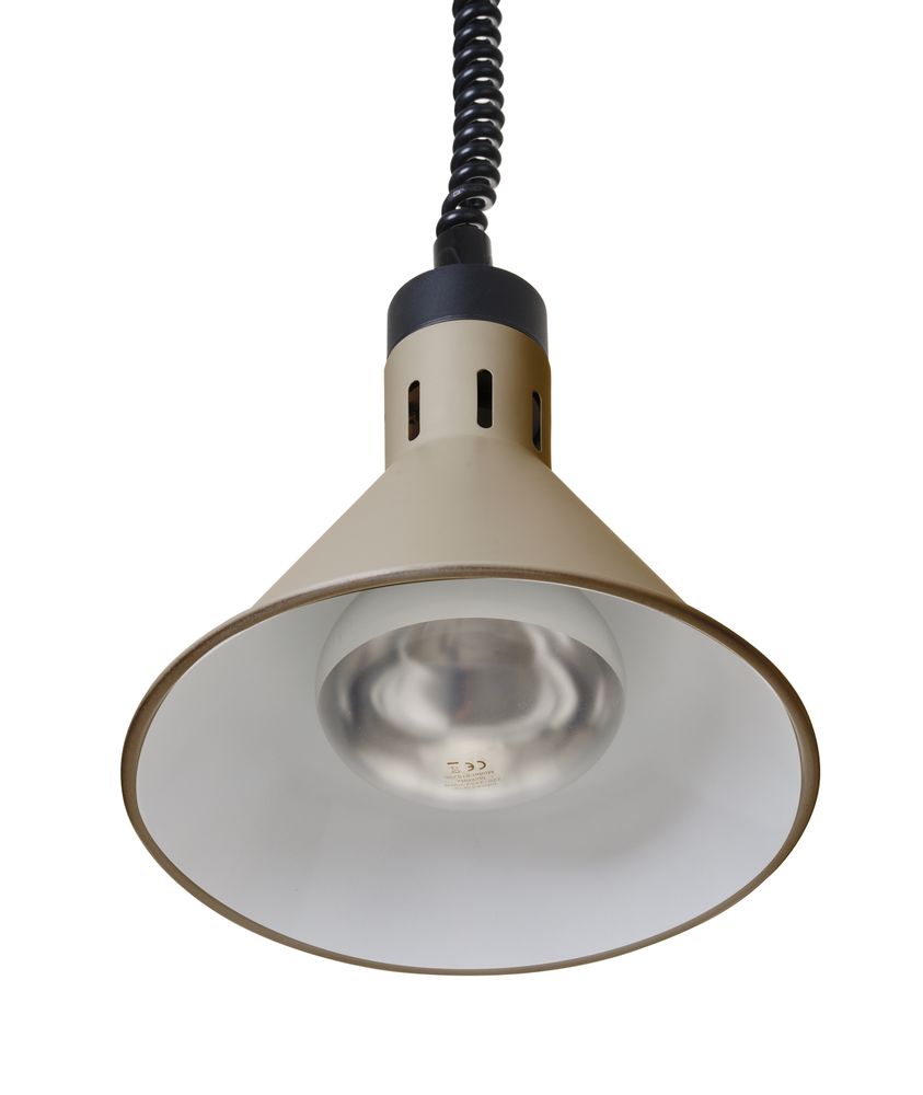 Konusna toplotna lampa sa podesivom dužinom, HENDI, Bež, 230V/250W, ⌀275x(H)250mm