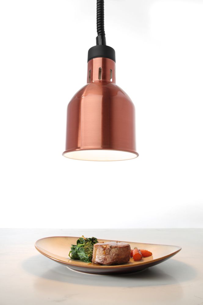 Cilindrične lampe za grejanje sa podesivom dužinom, HENDI, Bakarna, 230V/250W, ⌀175x(H)250mm