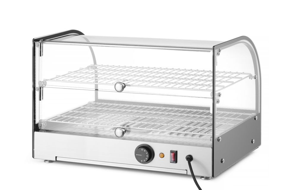 Ekran sa grejanom pločom, dvostruki, HENDI, Dve nivoa, Crna, 220-240V/800W, 554x376x(H)376mm