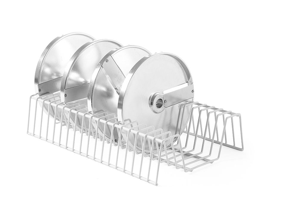 Stalak za 18 diskova sa sekačima za povrće, HENDI, 400x250x(H)90mm