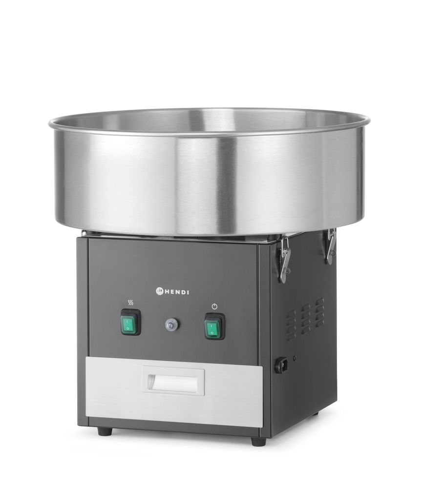 Uređaj za izradu šećerne vate, HENDI, Crna, 220-240V/1130W, 520x520x(H)503mm