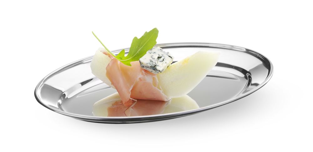 Ovalna činija za posluživanje, HENDI, 300x220mm