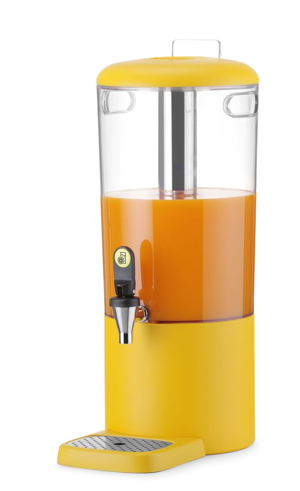 Dozator za sok 8 L UNIQ, HENDI, designed by Robert Bronwasser, 8L, Žuta, 318x216x(H)532mm