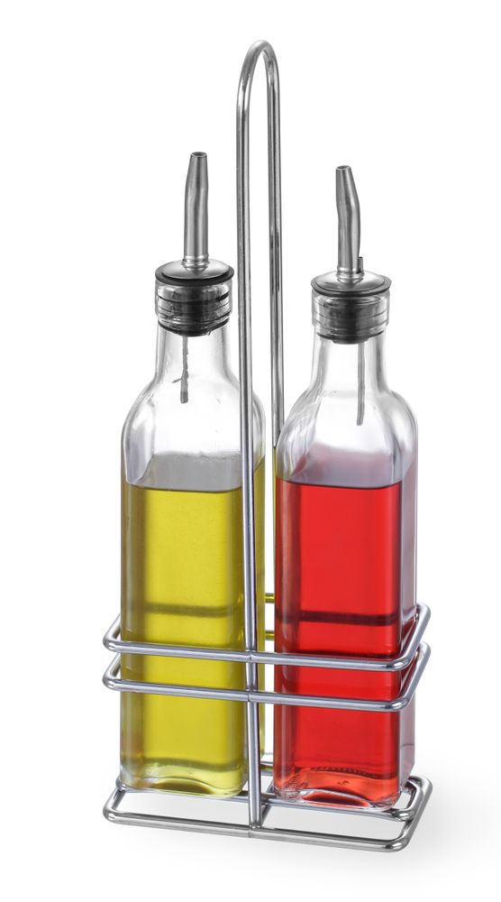 Set za ulje i sirće, HENDI, 2x0,237L, 0,47L, 115x60x(H)325mm