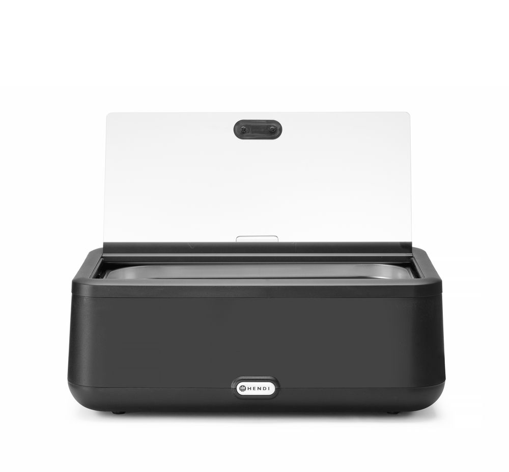 Posuda za podgrevanje UNIQ, HENDI, designed by Robert Bronwasser, Crna, 220-240V/700W, 607x402x(H)245mm