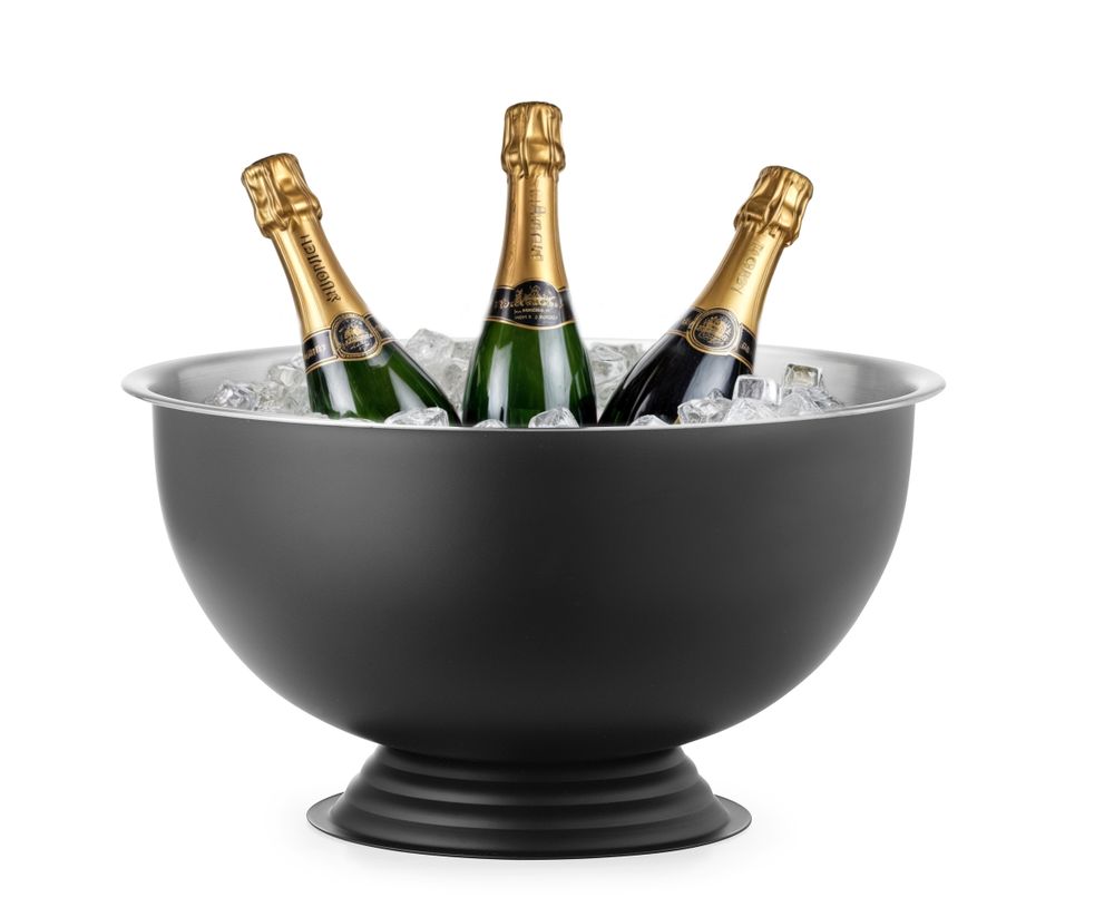 Šampanjac činija, BarUp, 13L, Crna, ⌀393x(H)214mm