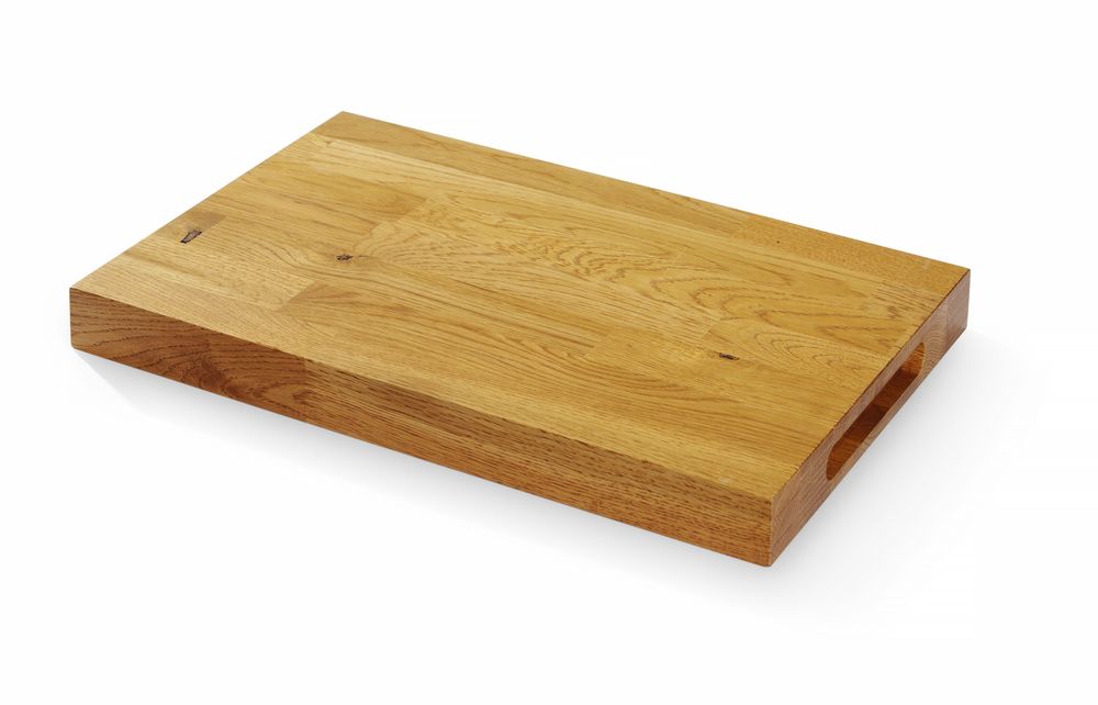Daska za serviranje od hrastovog drveta, HENDI, 420x280x(H)40mm
