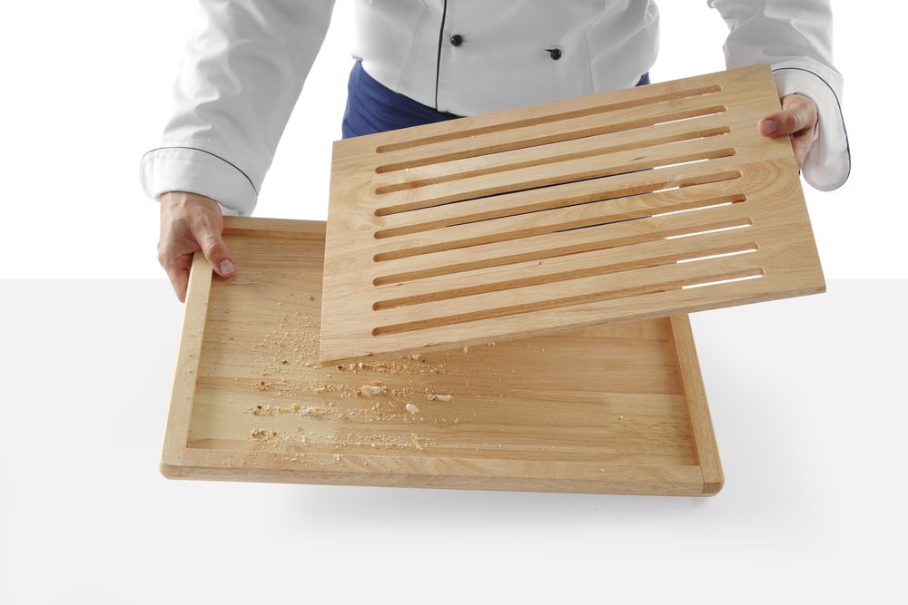 Daska za sečenje hleba, HENDI, Tamno drvo, 475x322mm