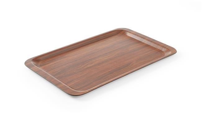 Tacna za posluživanje, pravougaona, protivklizna, laminirana, AmerBox, Od mahagonija, 430x610mm