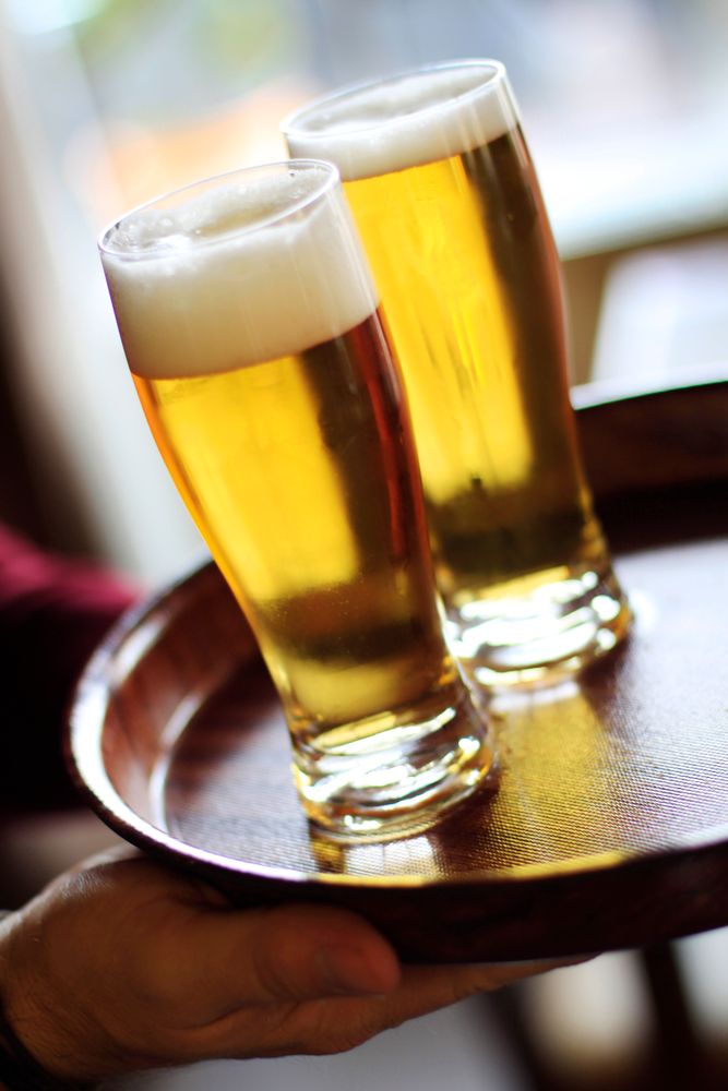 Tacna za serviranje sa uzorkom drveta, AmerBox, Od mahagonija, ⌀320x(H)35mm