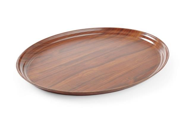 Posuda za posluživanje s uzorkom drveta, AmerBox, Od mahagonija, 290x210mm