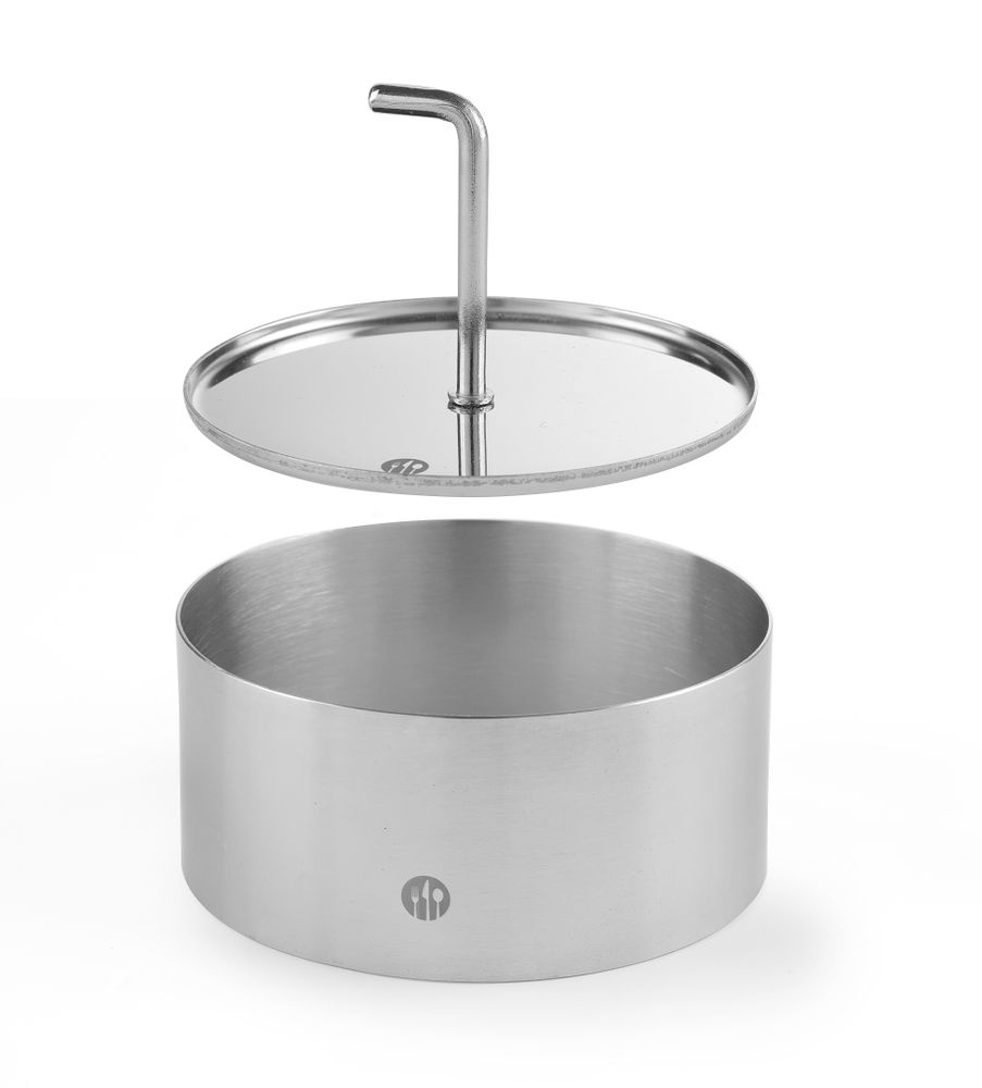 Okrugli kalup i potiskivač za hranu, HENDI, ⌀100x(H)45mm