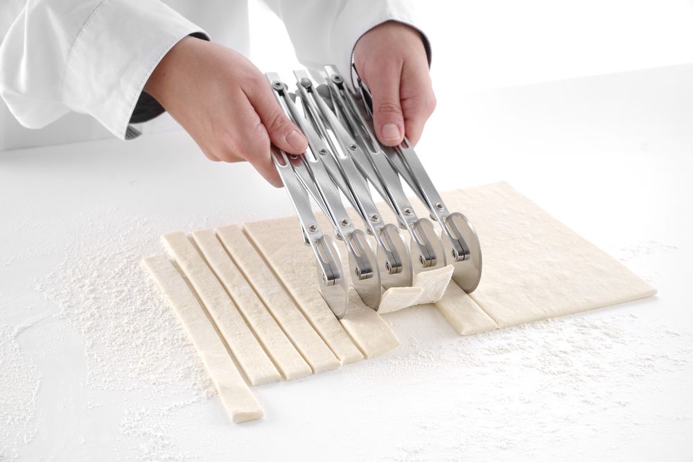 Sekač testa sa 5 točkova, HENDI, 222x56x(H)55mm