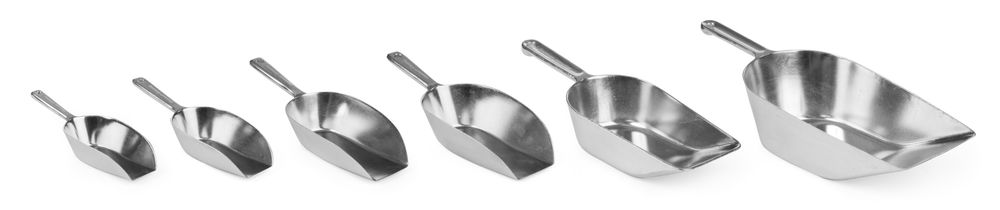 Lopatica od aluminijuma, HENDI, 0,125L, 180x65x(H)33mm