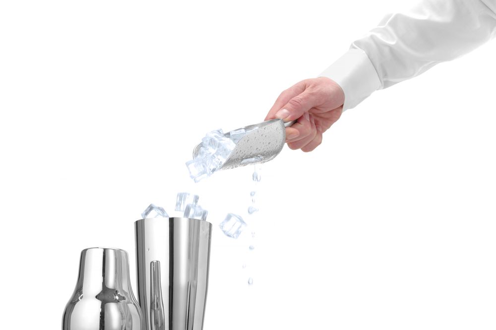 Bar lopatica za led s prorezima, BarUp, 0,35L, 220x80mm